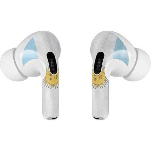 Argentina Flag Distressed AirPods Pro 2nd Gen Skin